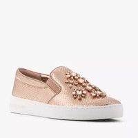 Michael Kors 迈克·科尔斯 43F6KTFP1M 女士镶钻平底鞋