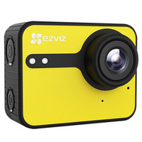 EZVIZ 萤石 S1C运动相机 双线双电池版 黄色