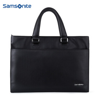 新秀丽（Samsonite）Y-SYMBOL 男士时尚公文包商务休闲手提包电脑包TK4*09001 黑色