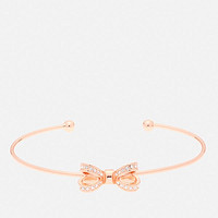 TED BAKER MINI OPULENT PAVÉ BOW 蝴蝶款开口手镯