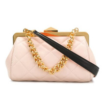 ALEXANDER MCQUEEN 纹理牛皮单肩包