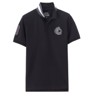 商品giordano 佐丹奴 13018201 男士弹力珠地布马头刺绣polo衫 04标志