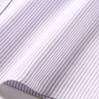 ROMON 罗蒙 8CS938807 男士短袖衬衫 紫白条 42