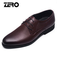 ZERO B81076 男士商务休闲皮鞋 棕色 41