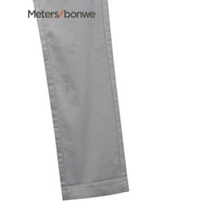  Meters bonwe 美特斯邦威 748034 男休闲精致修身长裤 高层灰 160/66