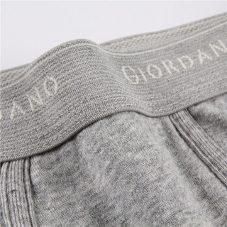 GIORDANO 佐丹奴 01178504 男式内裤 三条装 花灰色 180/90A