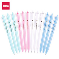 deli 得力 A043 按动中性笔 (黑色、0.35mm、12支/盒)