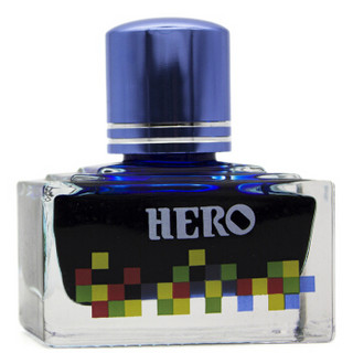 HERO 英雄 7106 彩色墨水系列 蓝色 (40ml、蓝色)