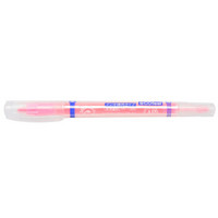 有券的上：SAKURA 樱花 水性荧光笔中性笔记号笔签字笔马克笔水笔 双头荧光粉红