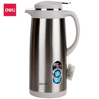 deli 得力 8961 不锈钢保温壶 1.5L