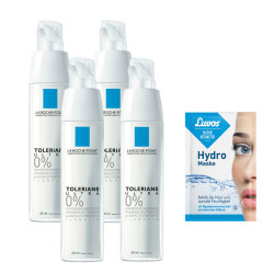 LA ROCHE-POSAY 理肤泉安心霜 40ml*4支+ Luvos 补水面膜 1片
