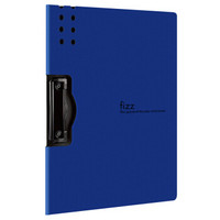 飞兹(fizz)文件夹A4板夹横式加厚款/彩色档案夹/办公用品 深蓝A6380