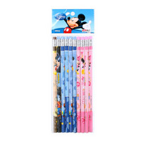 Disney 迪士尼 DM0167-5 米奇米妮卡通铅笔 10支装 (2--12支、木质、铅笔)