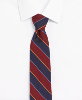 布克兄弟 Brooks Brothers  The Red Fleece Collection  A584 男士斜条纹领带