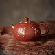 移动端：六道 大红袍朱泥彩绘 茶壶