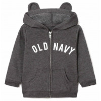 OLD NAVY 77624 男婴熊耳造型连帽袖卫衣 *2件
