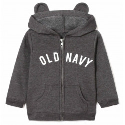 OLD NAVY 77624 男婴熊耳造型连帽袖卫衣 *2件