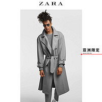 ZARA 01564611801 男士风衣 (深灰色、S)