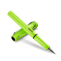 LAMY 凌美 Safari狩猎者系列 钢笔 标配吸墨器 (M尖、伊甸绿、钢笔)