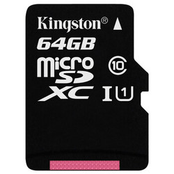 Kingston 金士顿 Class10 UHS-I 64GB microSD储存卡