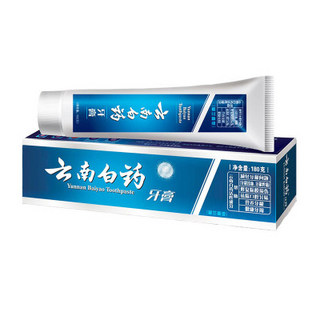 YUNNANBAIYAO 云南白药 牙膏 冬青香型165g+留兰香型180g*2支