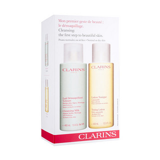 CLARINS 娇韵诗 护肤套装 (绿吸盘洁颜乳400ml+温和柔肤水400ml)