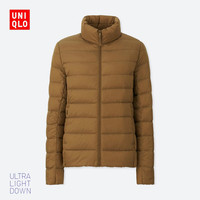 UNIQLO 优衣库 UQ400711668 女士轻型羽绒茄克 浅褐色 S