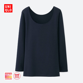 UNIQLO 优衣库 HEATTECH EXTRA WARM 女士八分袖T恤