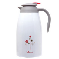 华亚（WAYA）保温壶 居家壶 咖啡壶HK-2000 不锈钢内胆大容量暖瓶 2L灰色