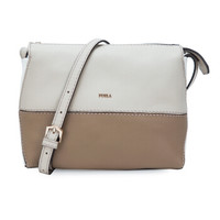 FURLA 芙拉 女士三色拼接牛皮荔枝纹单肩包斜挎包 889304 B BKU4 ODC DORI
