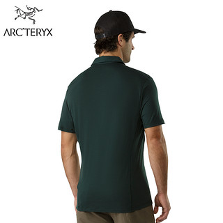  ARC'TERYX 始祖鸟 Pelion Polo 17129 男士羊毛短袖 (黑色、S)