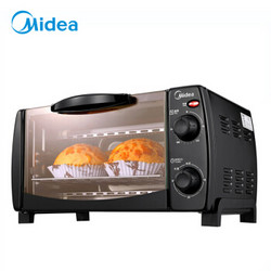 Midea 美的 美的烤箱家用小型迷你烘焙全自动多功能精致电烤箱蛋糕T1-108B