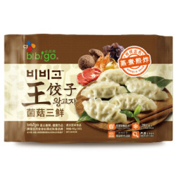 bibigo 必品阁 菌菇三鲜王饺子 490g *4件