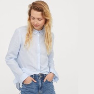 H&M DIVIDED HM0552471 女士纯棉衬衫