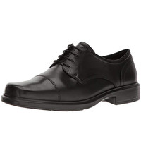 ecco 爱步 Helsinki Cap-Toe 男士正装皮鞋 黑色 5-5.5