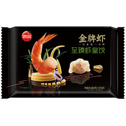 思念 金牌虾至臻虾皇水饺 共480g 32只 *5件