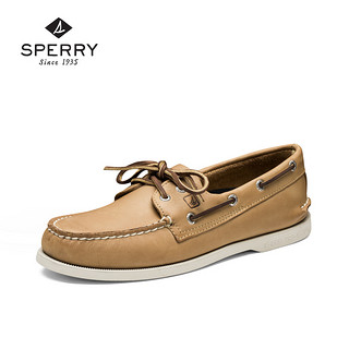 SPERRY TOP-SIDER A/O 经典系列 男士船鞋 (杏色、41)