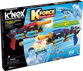 k'nex 科乐思 武装系列 双管发射枪  365片