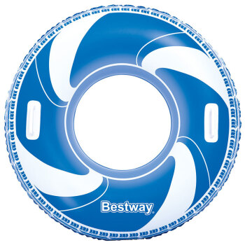 百适乐 BESTWAY 36093 游泳圈 外径102cm（带安全手柄设计、适合10岁以上青少年使用）