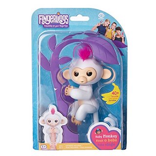 WowWee 3702 Fingerlings 多彩手指猴 白色