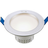 雷士（NVC）雷士照明 LED筒灯天花灯 砂银色 3瓦正白光5700K 开孔7.5-8.5厘米