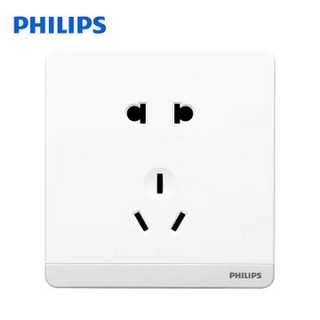 PHILIPS 飞利浦 飞逸 86型 10A 五孔插座