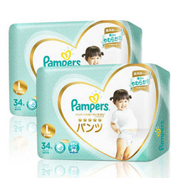 Pampers 帮宝适 一级帮拉拉裤 L34片