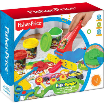 Fisher-Price 费雪 FPP006 彩泥-3原色创意车库