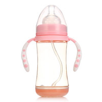 Matyz 美泰滋 MZ-0821 宽口径 PPSU感温奶瓶  粉色 240ml