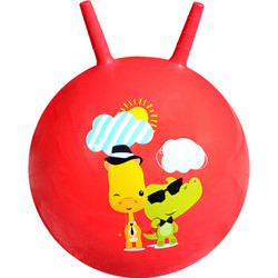 费雪（Fisher Price）玩具 儿童玩具球 宝宝跳跳球羊角球45cm（红色 赠充气脚泵）F0701H4 *3件