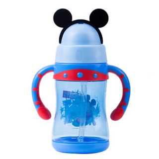 Disney 迪士尼 GX-5832 萌趣儿童学饮杯 蓝色米奇 300ml