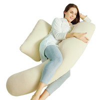 Joyourbaby 佳韵宝 彩棉H型多功能孕妇枕 米绿条纹 145*80cm 均码