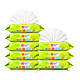 gb好孩子 婴儿湿巾 婴幼儿 儿童 宝宝湿纸巾 护肤 清洁 橄榄滋养 卫生湿巾 80片*8包（带盖） *2件