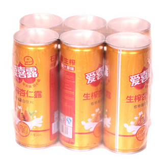 爱喜露 生榨杏仁露 植物蛋白饮料 240ml*6罐